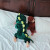 密龄小恐龙睡衣秋冬儿童防肚凉睡衣男童小女孩法兰绒动物恐龙连体睡衣 绿色 100码 身高70-84厘米