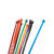 Homeglen 5*300宽3.6mm厂标红黄蓝绿塑料尼龙扎带卡扣理线带 玫红色（100条/包）10包装