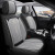 企诺2018新款汽车坐垫2015款专用捷达1.4L手自动挡1.4T舒适型1.5L座套 黑灰色全皮标准版五座