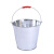 鸣固 水桶 加厚手提桶  拎水桶 冰桶拖地桶酒店餐厅铁桶 8L 铁桶