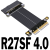 U.2接口 U2转PCI-E 4.0 X4 SFF-8639 NVMe pcie延长数据转接线ADT R27SF 4.0 0.10m