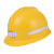 唐丰国标 煤矿安全帽矿帽工地井下矿山头盔玻璃钢abs带反光条安全帽 可印字 防静电安全帽 黄色