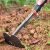 益美得 WYQ0411 园林工具小铲子种花种菜小铁锹铁铲户外挖土铲子花铲 宽式园艺铲