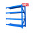 DLGYP重型仓储副货架 150×60×200=4层 400Kg/层 蓝色