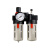 工耐德 气源处理器二联件油水分离器空气过滤器调压阀 单位：个 BFR2000（铜芯） 