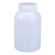 鸣固 ZS1675 HDPE塑料大口瓶广口瓶样品瓶试剂分装瓶带内盖 60ML