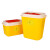 标燕（十件起购）【方形10L】黄色塑料垃圾桶一次性 医疗利器盒 锐器桶BYLJT-10