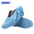 海斯迪克 HKYC-131 防静电鞋套 无尘室内车间实验室布鞋套（5双） 天蓝色防静电普通款 