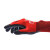 多给力 WG-310 乳胶手套运输仓储装配搬运机械维修劳保手套防滑舒适通用型作业手套 红色 1副装 S