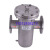 氢气树脂杂质过滤篮式过滤器DN80 304不锈钢工业水管道除污器