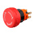 蓝波16mm阻燃塑料急停钮红色蘑菇头无灯6A/250VAC保持式1NO1NC  16SM 接插件