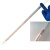 鹿色玻璃刻度滴管试剂吸管胶头滴管0.5/1/2/5/50mlA级移液管色标吸管 5ML带蓝吸球(20cm)