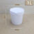 加厚塑料桶小水桶调料带盖密封商用乳胶漆空桶1/2/3/5L升公斤 1L白色
