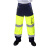 代尔塔 荧光工作服404013 高可视裤子 环卫交通反光工装 荧光黄 XL 1条