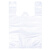 庄太太【32*50cm500只】加厚白色透明手提式背心袋一次性外卖打包方便袋定制印刷