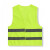 曼睩 针织布荧光绿  多口袋反光衣反光背心道路安全指挥应急救援施工马甲ML002