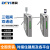 德翼DEYI 闸机三辊闸人行通道闸机 学校写字楼小区工地实名制人脸识别门禁系统 双通道一进一出人脸识别刷卡