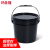 玛仕福 加厚密封塑料桶涂料桶乳胶漆塑料包装塑料桶耐摔塑料桶打包桶20L黑