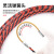 盛富永 电工穿线器 圆头电线线管光纤引线器 三股双色20米(塑钢)+束线器2个