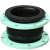 可曲挠单球体橡胶接头 橡胶软接头污水处理 JGD-DN200-1.议价