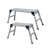 出极 折叠梯凳 马凳 铝合金洗车台 装修摄影梯凳 工作平台 一个价 AW0102A 小号