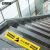 安赛瑞 防滑防水耐磨斜纹地贴 警示提示贴 台阶贴 100x10cm 顾客止步  5条装  1H02238