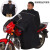 雪莲花单车（XLHBIKE） XLHBIKE户外穿戴装备 挡风被跨骑125摩托车挡风罩防雨防护罩加厚 跨骑黑色加绒护背款