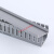 绝缘线槽PVC阻燃灰色走线槽明装配电箱控制柜走齿形开口塑料线槽 高20*宽20/200米