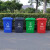益美得 新国标分类垃圾桶大号户外环卫垃圾箱果皮桶 240L红色（有害垃圾）