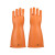 诚格（C&G） 橡胶手套 STROM-2-410-8~12 淡橘色 （单位：双）
