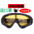 盛融乾X400 防风沙护目镜骑行滑雪摩托车防护挡风镜CS战术抗击 彩色镜片(收纳袋加KOU罩)