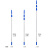 食安库 SHIANKU 铝合金伸缩加长杆 美式丝头 1.5-2.4米 蓝色 120480