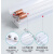 博雷奇T8双管支架led灯管节能日光灯荧光灯管厂房车间工厂教室灯具 1.2米单支平盖加厚款+LED40W