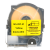 Lableshark适用于MAX线号机LM-550A/550E 哑面线号机打印带盒线号贴纸09Y-M  9mm*16m黄色