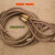 钢丝绳成套吊索具油性起重吊索具压制钢丝绳吊具20MM*1米-8米 20mm*3米