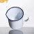 贝傅特 搪瓷量杯 实验室带刻度量杯白色搪瓷缸带柄内刻度多用杯子 500ml 