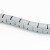 玛仕福 电线开口式包线管 线缆收纳理线器缠绕管束线带管保护套 白色10mm 2米长+夹