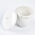 化科 陶瓷坩埚化学实验器材坩埚带盖耐高温5-300ML 30ml（带盖） 