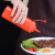 谋福（CNMF）挤酱瓶 沙拉番茄酱挤压式 尖嘴细口调料存储瓶 黄色-300ML（5个装）