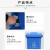 瀚海融科 户外垃圾桶大号塑料环卫物业小区商用带盖分类大容量垃圾箱120升240升 240L加厚可回收物