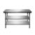 双层三层不锈钢工作台操作台桌子长方形案台案板厨房专用商用台面 新升级加厚款120x50x80两层