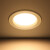 佛山照明（FSL）LED筒灯嵌入式天花灯筒灯白玉银边全铝材2.5寸5W开孔75-90mm 黄光（3000K）