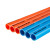 材通塑料pvc电线套管穿线管红蓝暗装3分16mm4分20mm家装绝缘电工套管布线管 普通蓝色直径3分16mm/米
