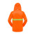 海斯迪克 HK-5088 高档环卫雨衣带反光条 加厚涤塔夫双层橙色雨衣雨裤套装 橙色 XXXL
