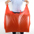京通达 T-6112 大号背心手提垃圾袋 外卖超市塑料方便袋 红色加厚65*97CM50个