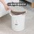 茶花茶渣桶垃圾桶带盖按压式茶水分离清洁收纳塑料卫生筒8.8L 1521