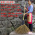 适用于竹扫帚竹子大扫把无叶扫马路工地环卫养殖硬毛竹丝扫把工厂 [常规1.4米]10把装 多数人选择