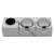 LXEE 室外防水插座 ip66双五孔 带隔离开关户外十孔防水盒10A工业