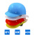 迈恻亦男女安全帽款头盔轻便200g轻型道具帽透气文化帽汽配轻度防护 红色-带帽带