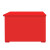 安美尚 红白警示链条收纳箱 0.8m*0.8m*0.8m中号 1个 （产品交期为下单后30天）